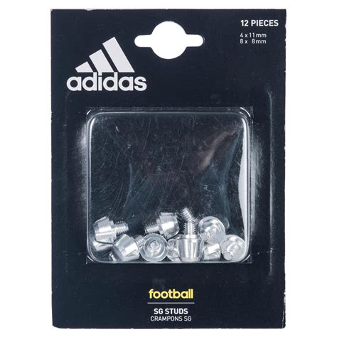 adidas schroefnoppen|Aluminium schroefnoppen voor voetbal en rugby 8x 8 mm en 4x .